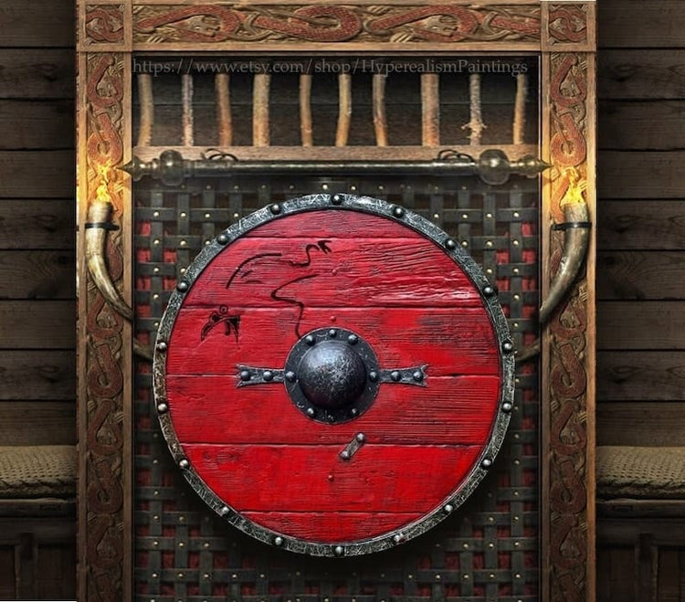 Escudo vikingo - La Guardia de Asgard