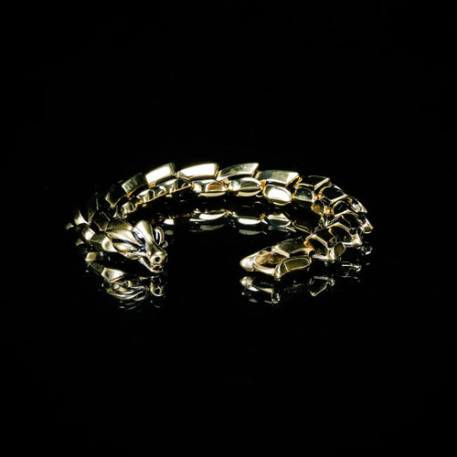 Bracelet Bracelet du serpent "Colère de Jörmungand" - Or - Odins Hall