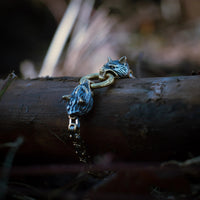 Pulsera Lobo Dorado Gigante - Fenrir