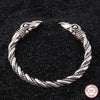 Pulsera Vikinga de Plata de Ley 925 - Odin's Crows