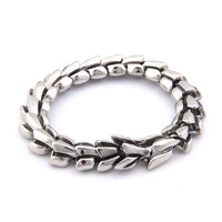 Pulsera Vikingo Plata de Ley 925 - Le Splendide Ouroboros