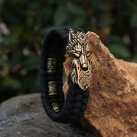 Temible brazalete vikingo Fenrir