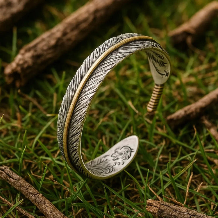 Pulsera vikinga - Les Ailes de Huginn et Muninn