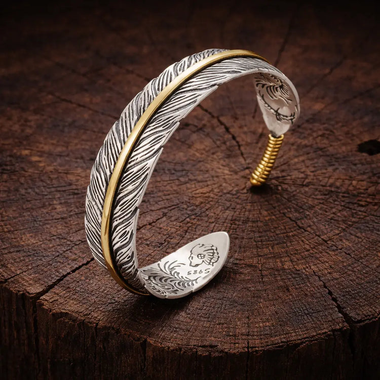 Pulsera Vikinga - Las Alas de Huginn y Muninn
