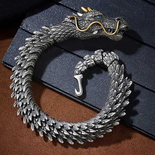Bracelet Viking Tête de Dragon - Odins Hall