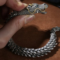 Pulsera cabeza de dragón vikingo