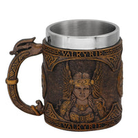 Taza vikinga \"Tankard of the Valkyrie Wings