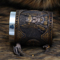 Taza vikinga \"Tankard of the Valkyrie Wings