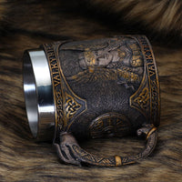 Taza vikinga \"Tankard of the Valkyrie Wings