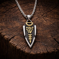 Collar lanza de Odín - Valknut