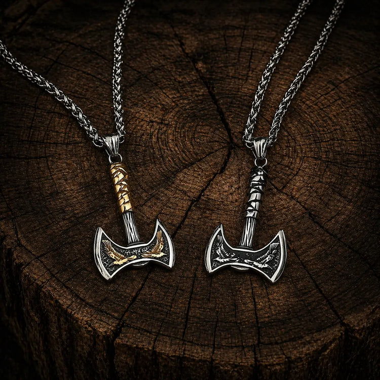Collar Vikingo \"Amuleto del Eco de Odín\"