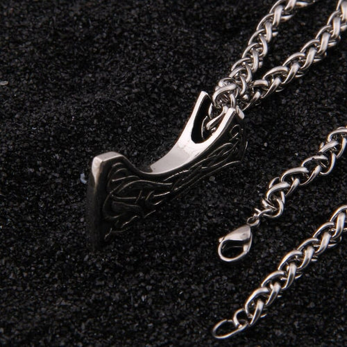 collier Collier Viking en Argent Sterling 925 - La Hache de Guerre - Odins Hall