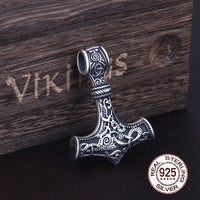 Colgante de plata esterlina 925 - Mjolnir