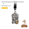 Collar Vikingo de Plata de Ley 925 - Estela Rúnica
