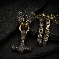 Collar Vikingo Lobo - Sköll y Hati