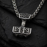 Collar Vikingo Martillo de Thor - Acero inoxidable