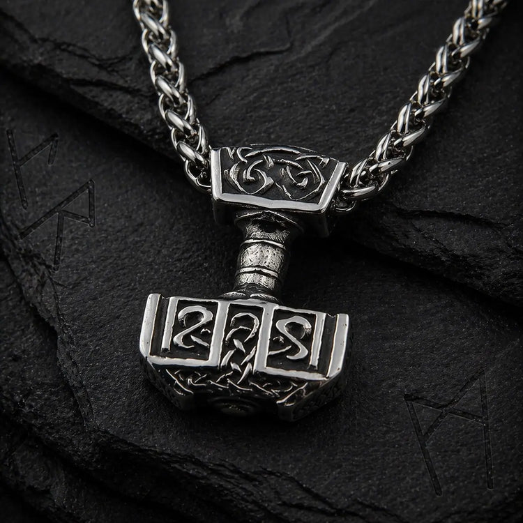 Collar Vikingo Martillo de Thor - Acero inoxidable