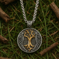 Collar Vikingo \"Colgante Árbol de los Mundos