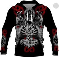 Sudadera con capucha Viking \"Compass of Destiny