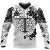 Sudadera Vikinga Enigma Rúnico y Vegvisir