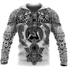 Sudadera vikinga con capucha "Northern Wolf Hoodie - Viking Emblems