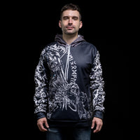 Sudadera vikinga con capucha \"Odin's Daydream Hoodie