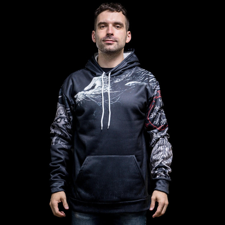 Sudadera con capucha Legendary Wolf Trail Viking