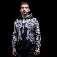 Hoodie VIking \"Nuevas visiones de Huginn y Muninn