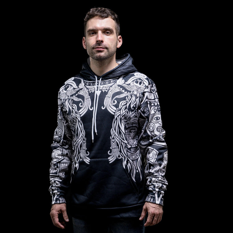 Hoodie VIking "Nuevas visiones de Huginn y Muninn