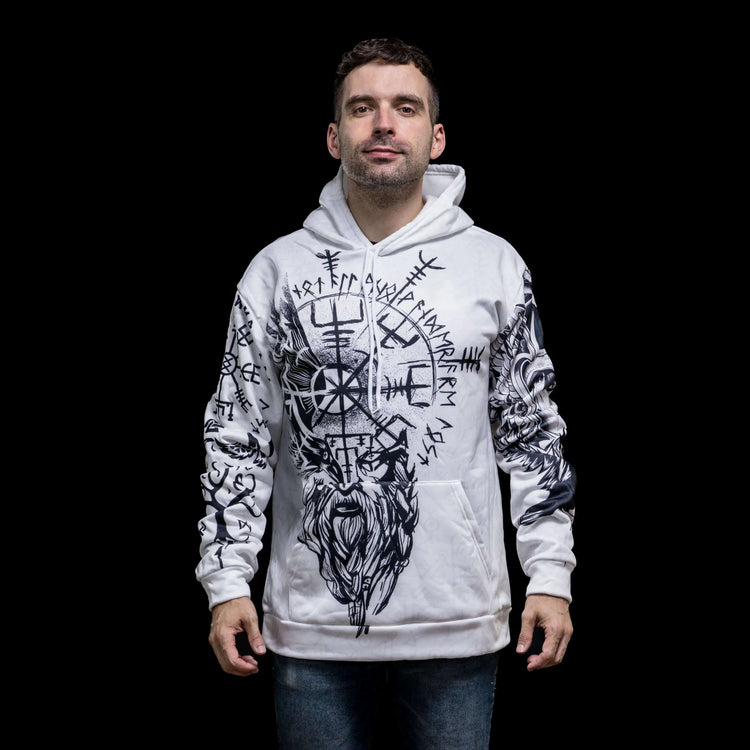 Sudadera Gigante Vegvisir Vikingo - Brújula de la Vida