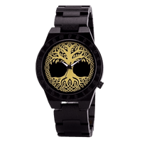 Reloj de madera - Yggdrasil