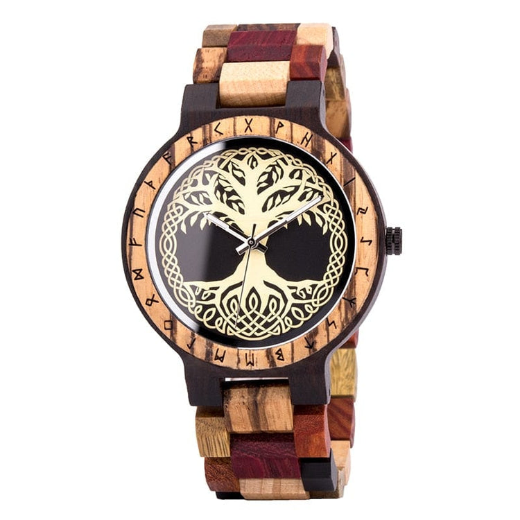 Reloj de madera - Yggdrasil Bois Intense