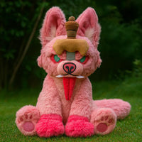 Peluche de lobo Fenrir - Rosa
