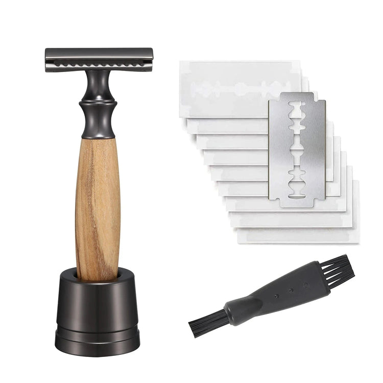 Navaja Viking de madera de olivo
