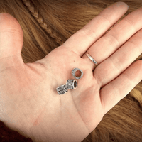 3 Viking Hair Beads - Plata - Joyería para el pelo o la barba