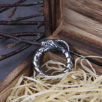 Anillo de serpiente de acero inoxidable - Ouroboros