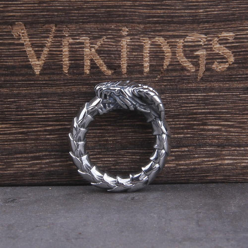 Bague Anneau serpent Viking - Ouroboros symbole - Odins Hall