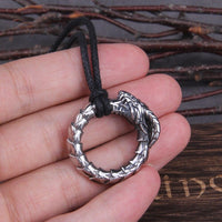 Anillo de serpiente de acero inoxidable - Ouroboros