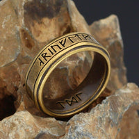 Anillo vikingo antiguo - Acero inoxidable