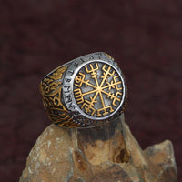 Anillo Vikingo genuino - Acero inoxidable