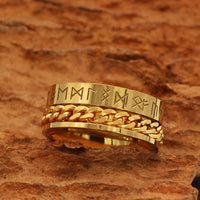 Anillo vikingo moderno - runas sagradas