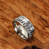 Anillo vikingo moderno - runas sagradas