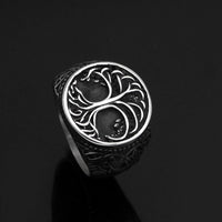 Anillo Yggdrasil | Acero inoxidable