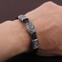 Pulsera de brújula rúnica Vegvisir