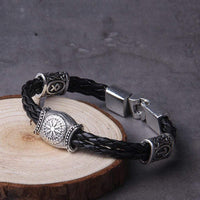 Pulsera de brújula rúnica Vegvisir