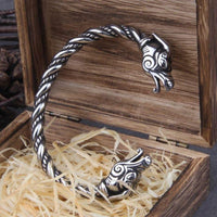 Pulsera de lealtad vikinga - Cabeza de dragón