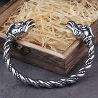 Pulsera de lealtad vikinga - Cabeza de dragón