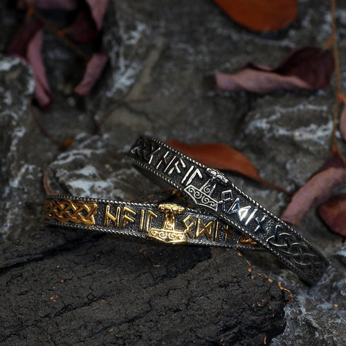 Bracelet Bracelet Mjolnir porteur de runes - Odins Hall