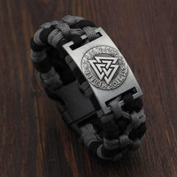 Pulsera de paracordes Valknut