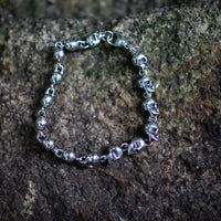 Pulsera calavera con cadena vikinga